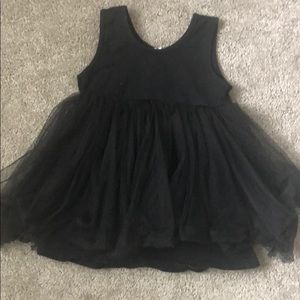 Black tutu dress